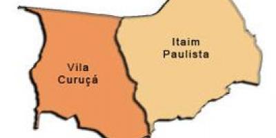 Kaart van Itaim Paulista - Vila Curuçá sub-prefektuur