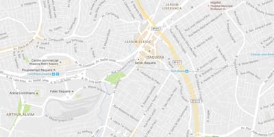 Kaart van Itaquera São Paulo