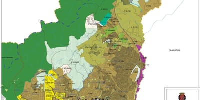 Kaart van Jaçanã-Tremembé São Paulo - Besetting van die grond