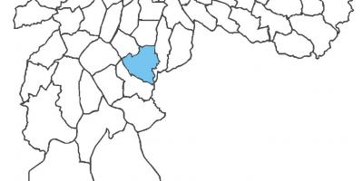 Kaart van Jabaquara distrik