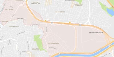 Kaart van Jaguara São Paulo