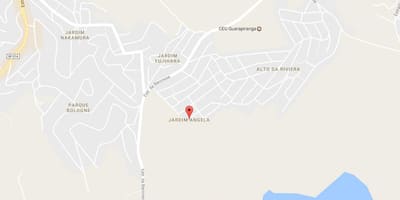 Kaart van Jardim Ângela São Paulo
