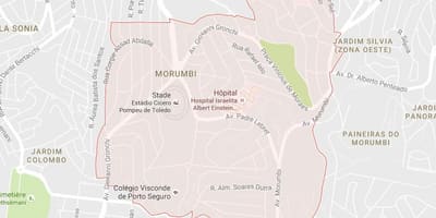 Kaart van Morumbi São Paulo