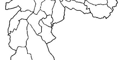 Kaart van Penha sub-prefektuur São Paulo