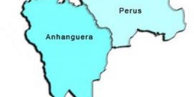 Kaart van Perus sub-prefektuur