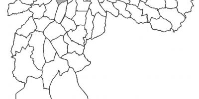 Kaart van Pinheiros distrik