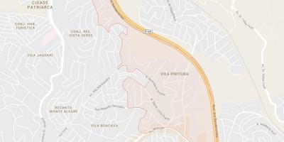 Kaart van Pirituba São Paulo