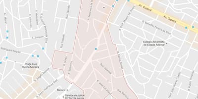 Kaart van die Plek Ademar São Paulo