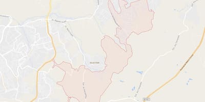 Kaart van die Plek Tiradentes São Paulo