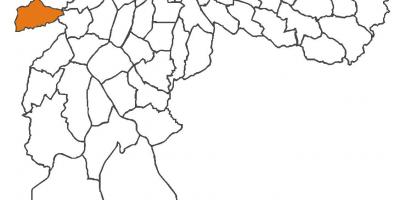 Kaart van Raposo Tavares distrik