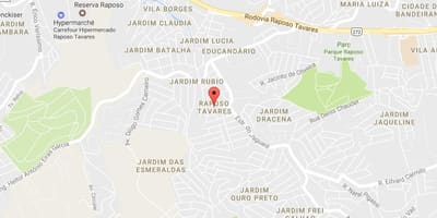 Kaart van Raposo Tavares São Paulo