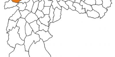 Kaart van Rio Pequeno distrik