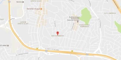Kaart van Sao Domingos São Paulo