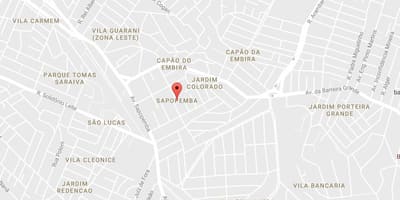 Kaart van Sapopemba São Paulo