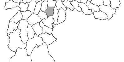 Kaart van Saúde distrik