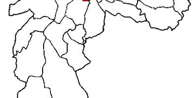 Kaart van Se sub-prefektuur São Paulo