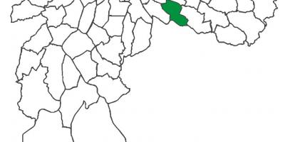 Kaart van São Lucas distrik