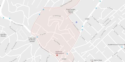 Kaart van Tucuruvi São Paulo