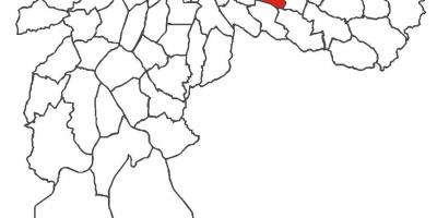 Kaart van Vila Formosa distrik