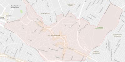 Kaart van Vila Formosa São Paulo