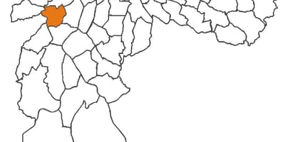 Kaart van Vila Sônia distrik