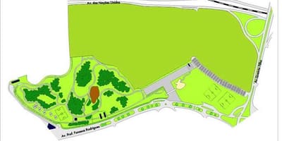 Kaart van Villa-lobos Park