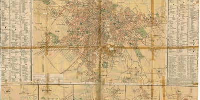 Kaart van die voormalige São Paulo - 1913
