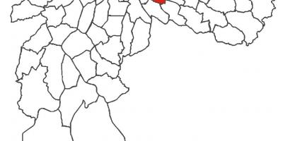 Kaart van Água Rasa distrik